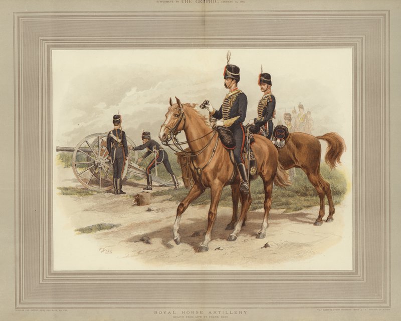 Artillerie à cheval royale - Frank Dadd