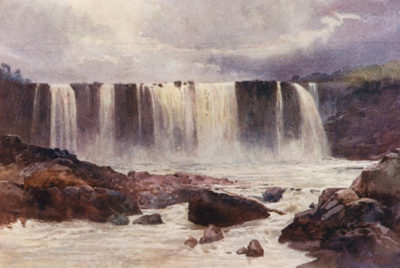 Nouvelle-Zélande : Les chutes Wairua - Frank H Wright