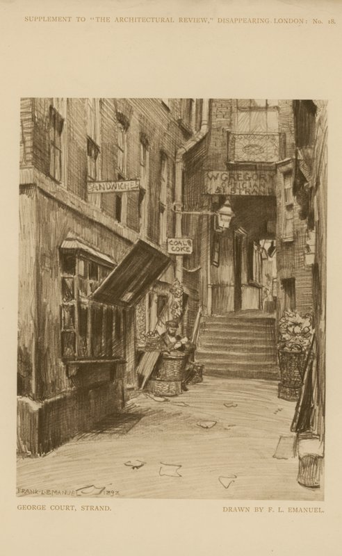 George Court sur le Strand - Frank Lewis Emanuel