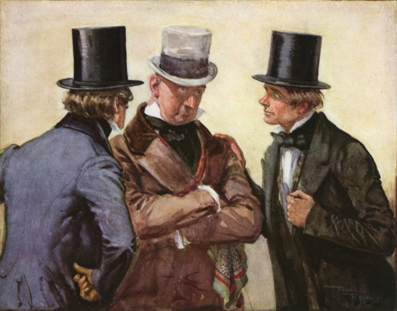 Traddles et moi visitons M. Micawber - Frank Reynolds