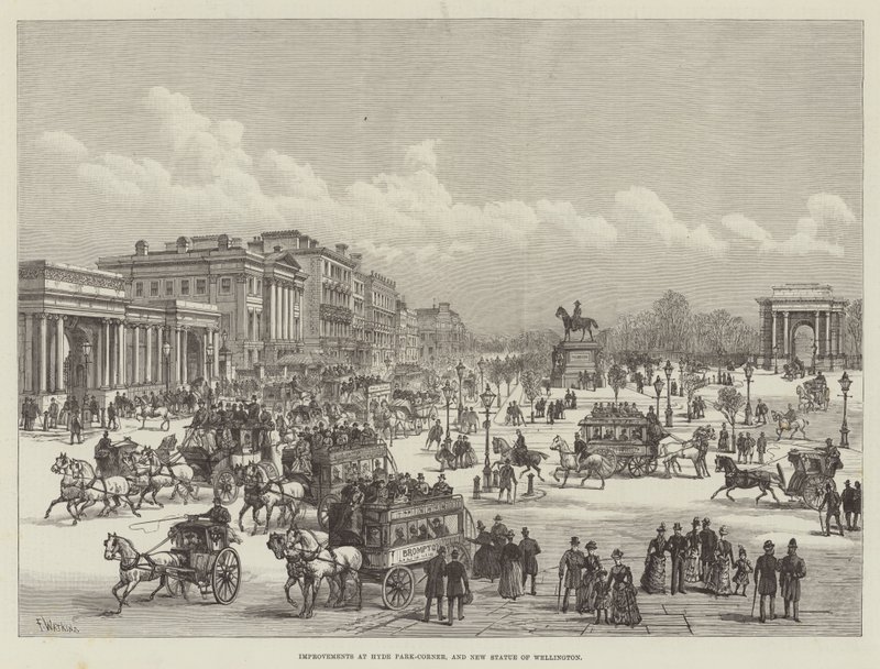 Améliorations à Hyde Park-Corner, et Nouvelle Statue de Wellington - Frank Watkins