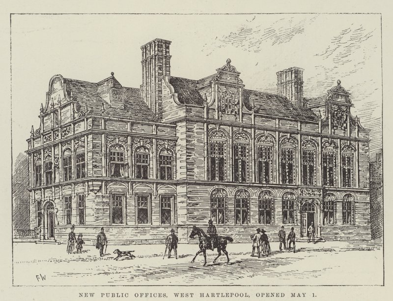 Nouveaux bureaux publics, West Hartlepool, ouverts le 1er mai - Frank Watkins