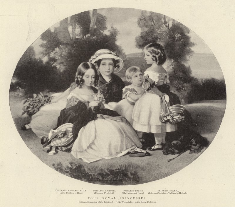 Quatre princesses royales - Franz Xaver Winterhalter