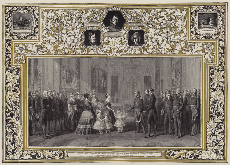 Sa Majesté la Reine recevant le roi Louis-Philippe au château de Windsor, 8 octobre 1844 - Franz Xaver Winterhalter