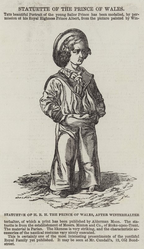 Statuette de SAR le Prince de Galles - Franz Xaver Winterhalter