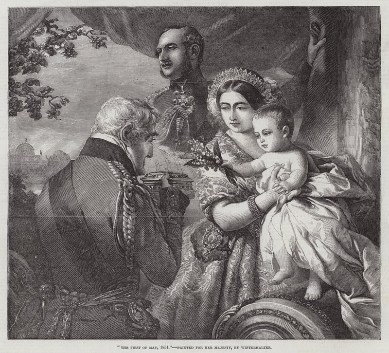 Le Premier Mai, 1851, peint pour Sa Majesté - Franz Xaver Winterhalter