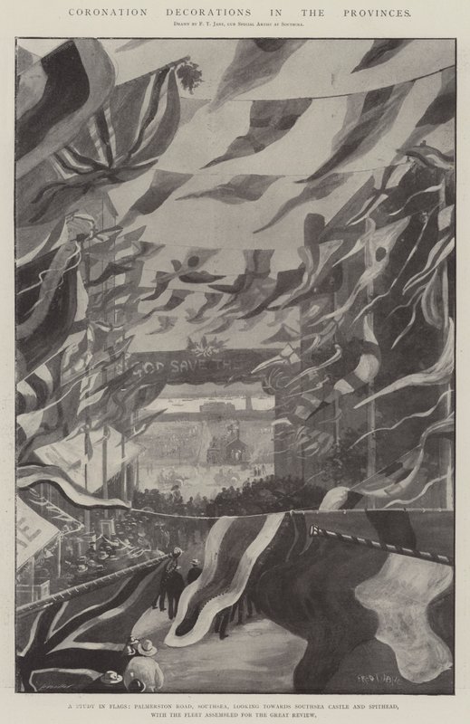 Décorations de couronnement dans les provinces - Fred T. Jane