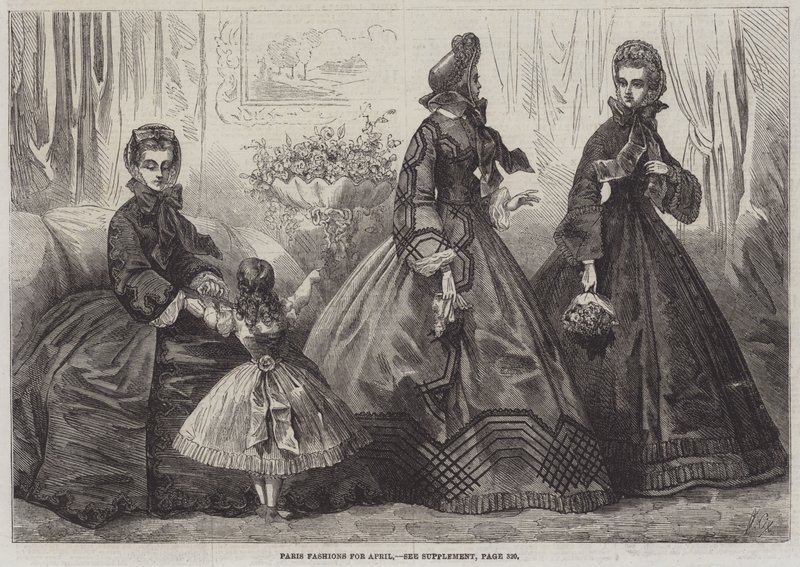 Modes de Paris pour avril - Frederic Theodore Lix