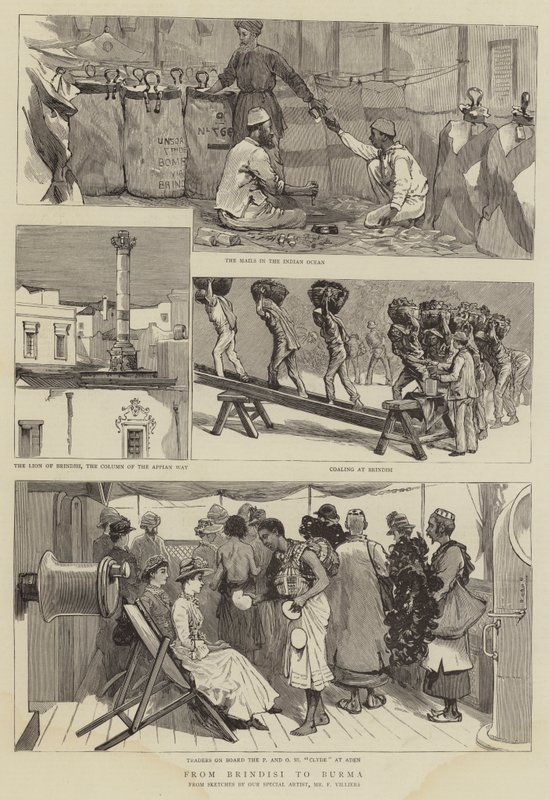 De Brindisi à la Birmanie - Frederic Villiers