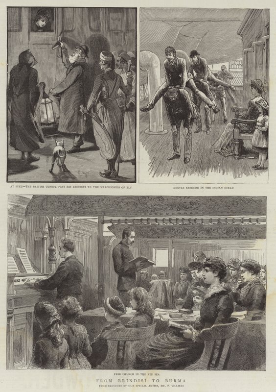 De Brindisi à la Birmanie - Frederic Villiers