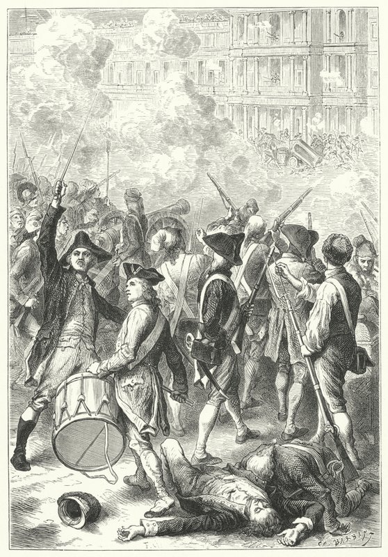 Prise du Palais des Tuileries par les sans-culottes - Frederic Theodore (after) Lix