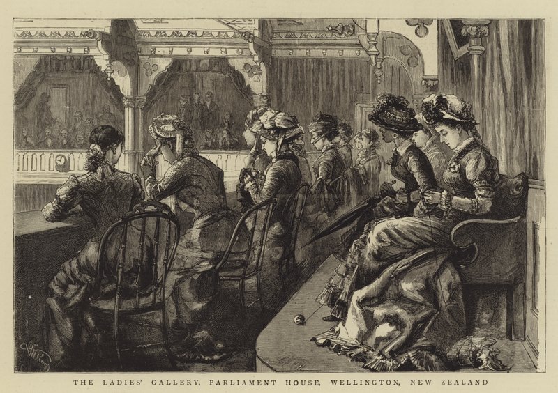 La Galerie des Dames, Parlement, Wellington, Nouvelle-Zélande - Frederic Villiers