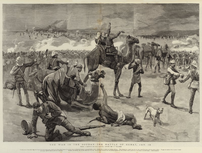 La guerre au Soudan, la bataille de Gubat, 19 janvier - Frederic Villiers
