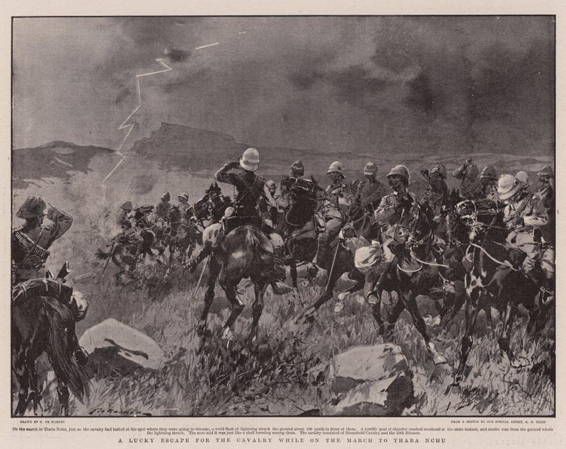 Une évasion chanceuse pour la cavalerie en marche vers Thaba Nchu - Frederic de Haenen
