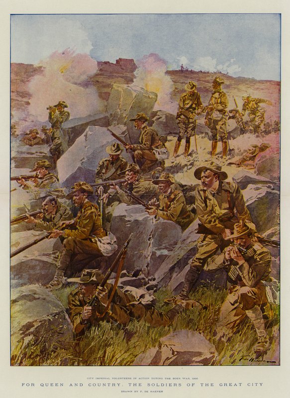 Pour la reine et le pays, les soldats de la grande ville - Frederic de Haenen