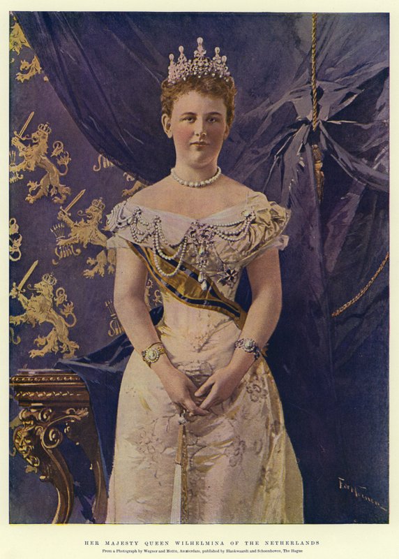 Sa Majesté la Reine Wilhelmina des Pays-Bas - Frederic de Haenen