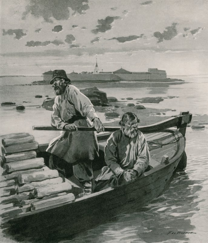 Forteresse de Schlusselburg, sur le lac Ladoga - Frederic de Haenen