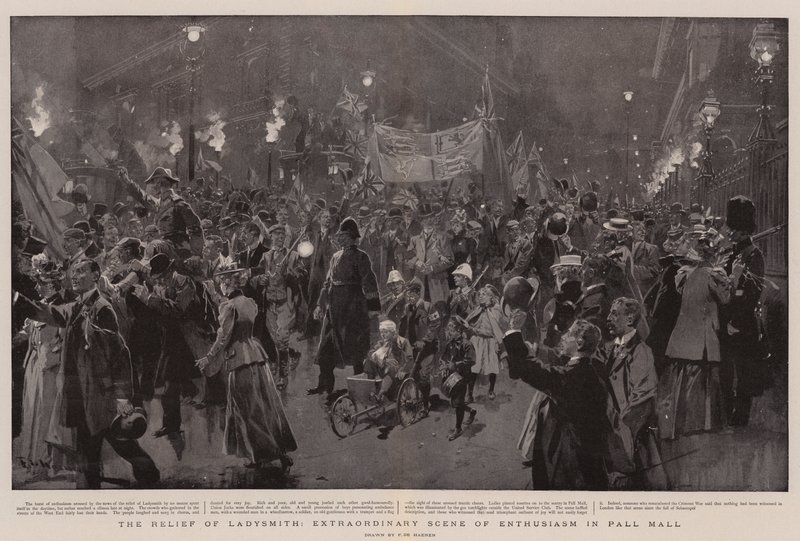 Le Secours de Ladysmith, scène extraordinaire d
