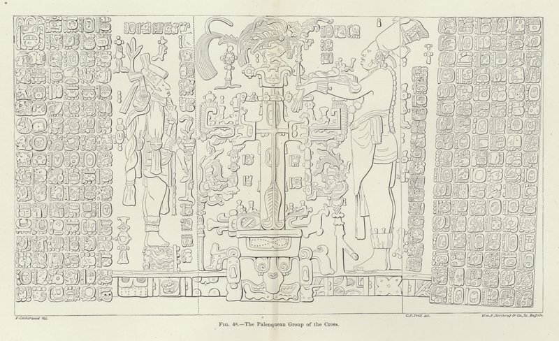Le groupe de la croix de Palenque - Frederick Catherwood