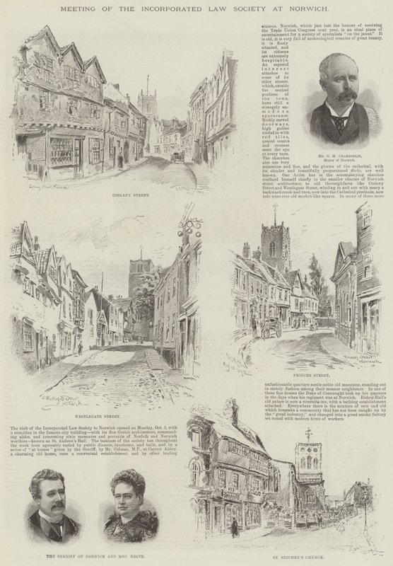 Réunion de la Société de droit incorporée à Norwich - Frederick George Kitton
