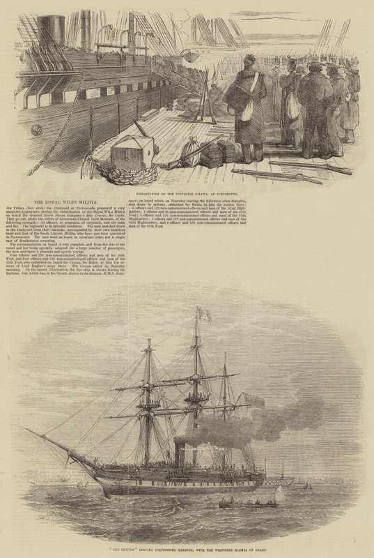La Milice Royale de Wilts - Frederick John Skill