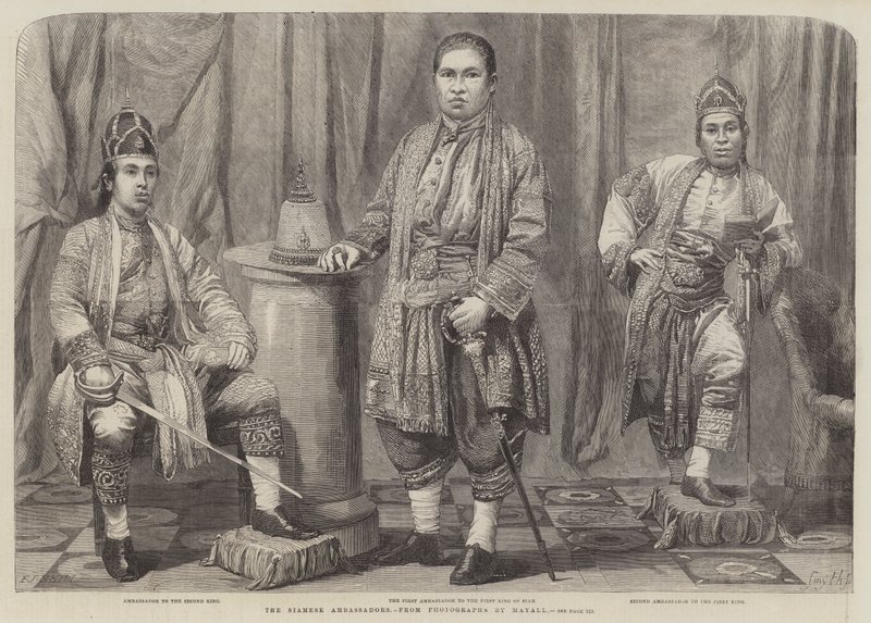 Les ambassadeurs siamois - Frederick John Skill