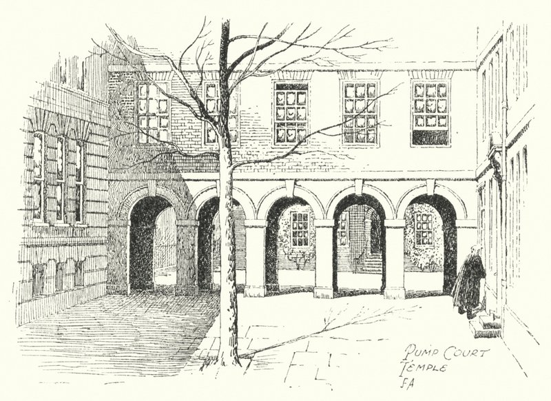 Pump Court, Temple - Frederick Adcock