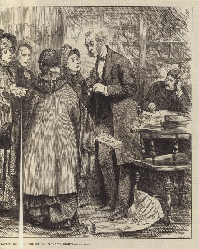 Les élections générales, une délégation sur le sujet des droits des femmes - Frederick Barnard