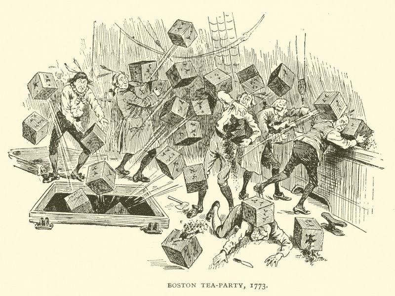 Boston Tea Party, 1773 - Frederick Burr Opper