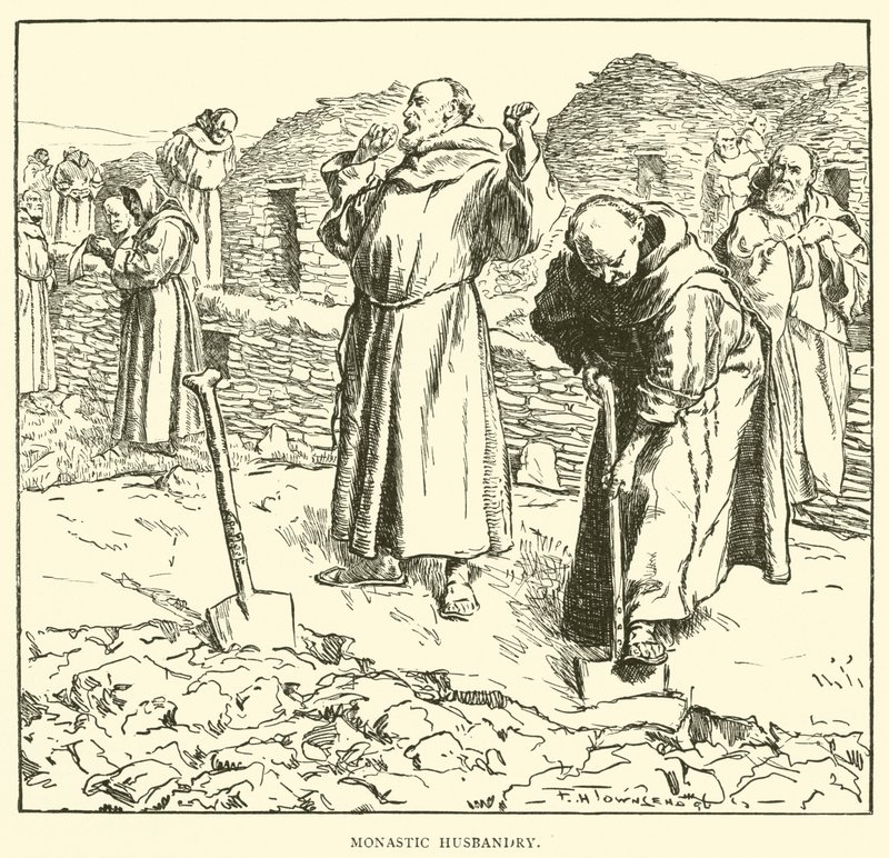 Agriculture monastique - Frederick Henry Townsend