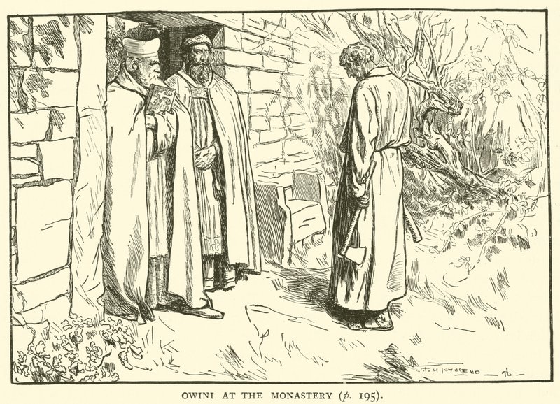 Owini au monastère - Frederick Henry Townsend