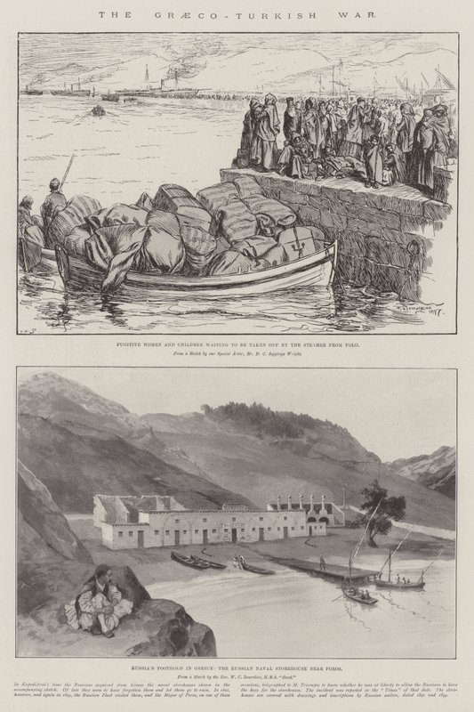 La Guerre Gréco-Turque - Frederick Henry Townsend