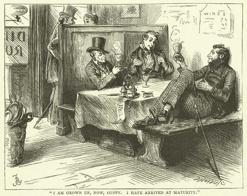 Illustration pour Bleak House - Frederick L. Bernard