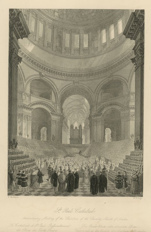 Réunion anniversaire des enfants des écoles de charité de Londres - Frederick Mackenzie