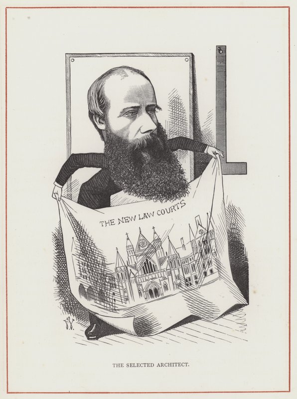 George Edmund Street, Architecte, Les Nouveaux Tribunaux - Frederick Waddy
