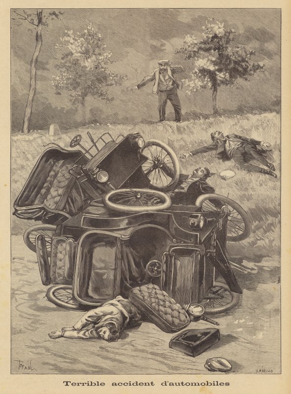 Un terrible accident de voiture - French School