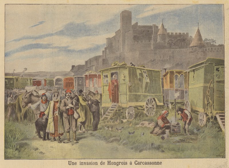 Une invasion de gitans hongrois à Carcassonne - French School