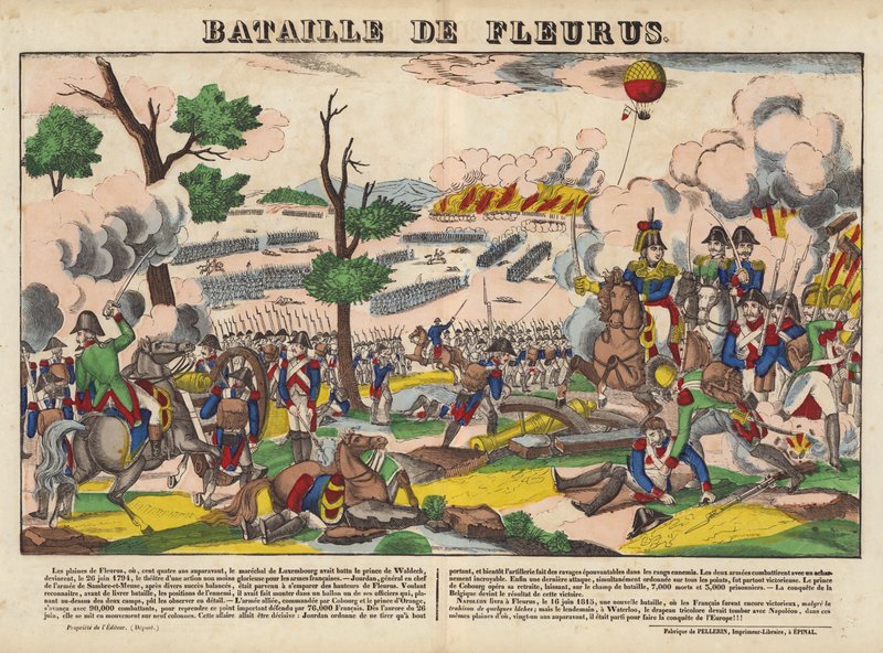 Bataille de Fleurus - French School