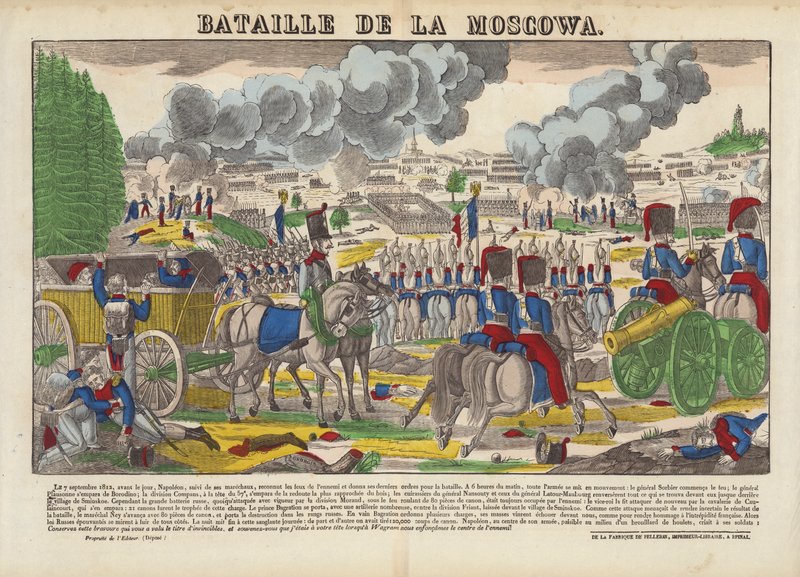 Bataille de la Moskowa - French School