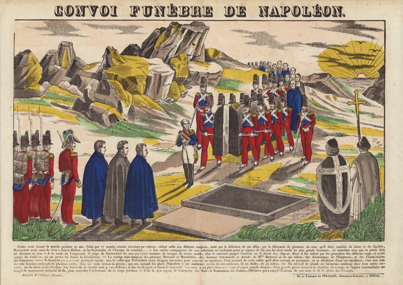 Convoi funèbre de Napoléon - French School