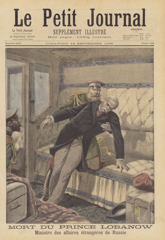 Mort du prince Lobanov, ministre des Affaires étrangères de Russie - French School