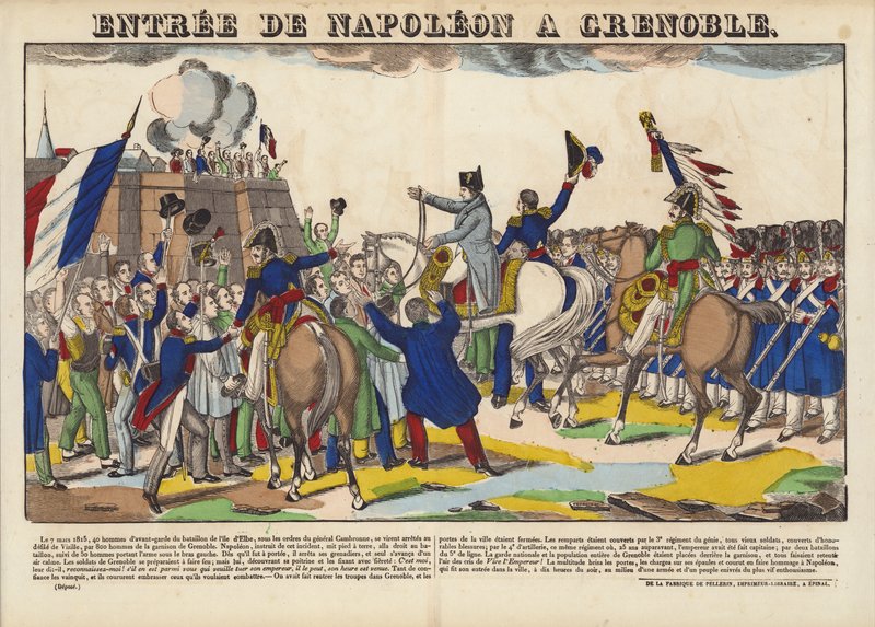 Entrée de Napoléon à Grenoble - French School