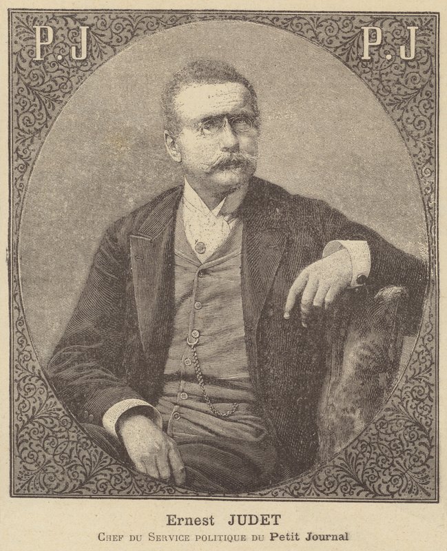 Ernest Judet, chef du département politique au Petit Journal - French School