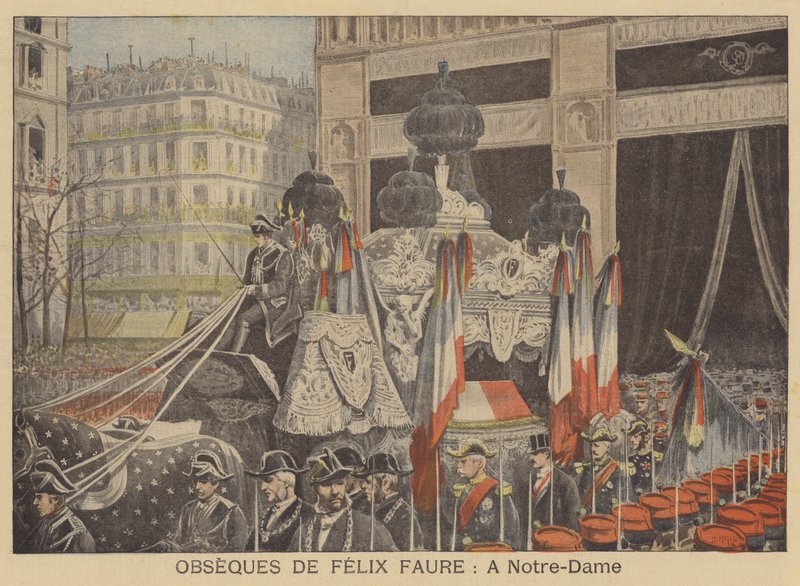 Funérailles du président Félix Faure à Notre-Dame de Paris - French School