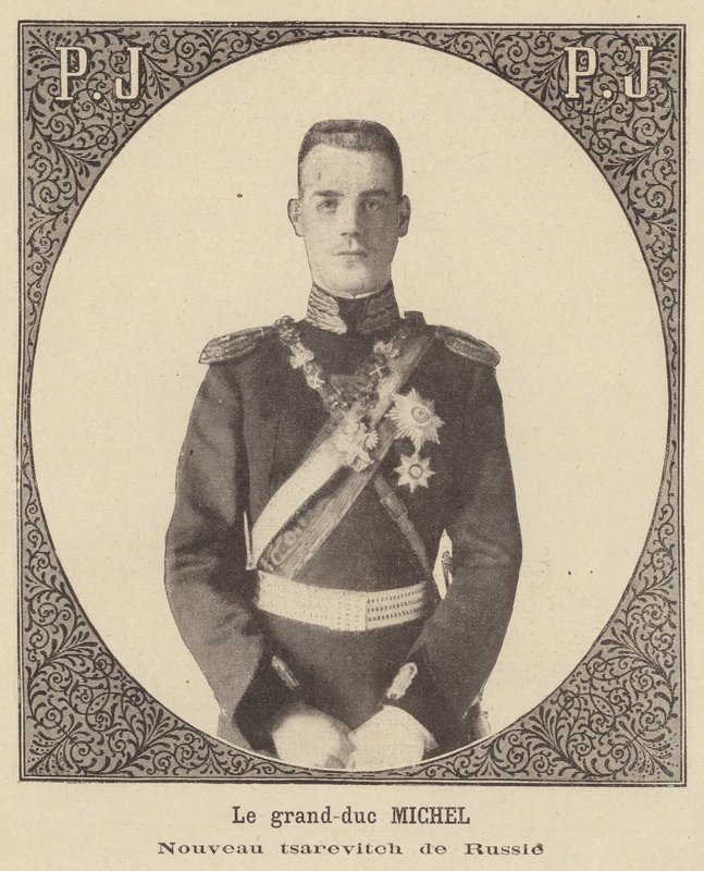Grand-duc Michel, nouveau tsarévitch de Russie - French School