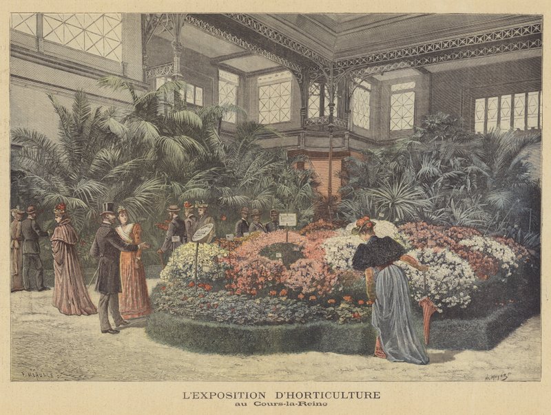 Exposition horticole au Cours-la-Reine - French School
