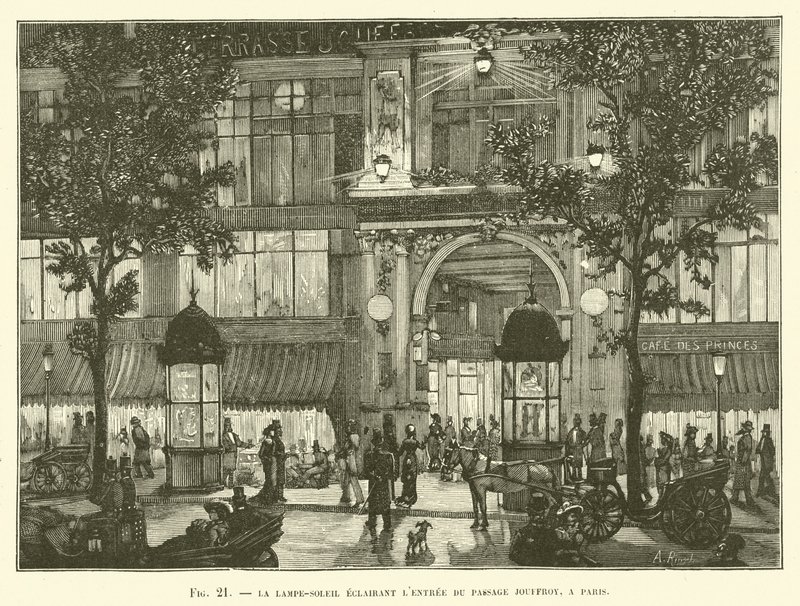 La lampe-soleil éclairant l