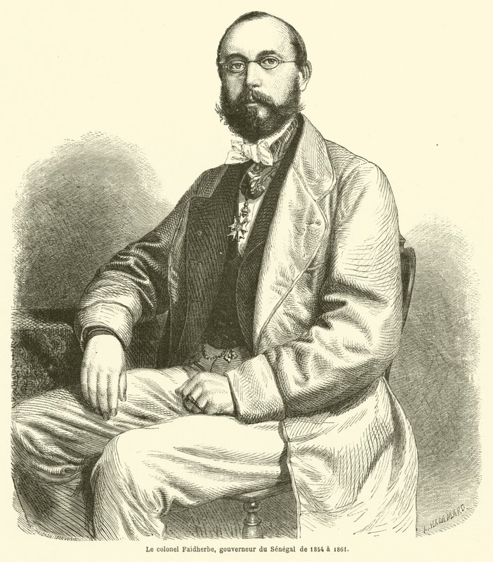 Le colonel Faidherbe, gouverneur du Sénégal de 1854 à 1861 - French School