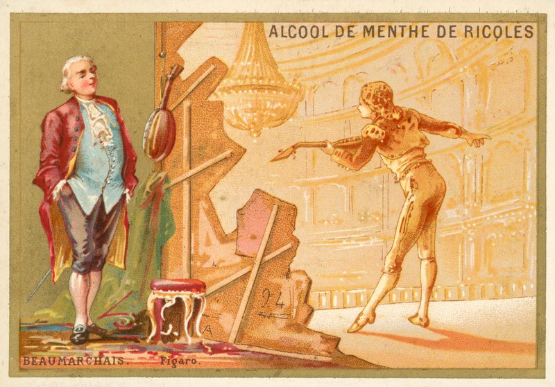 Pierre Beaumarchais, dramaturge français, et sa création, Figaro - French School