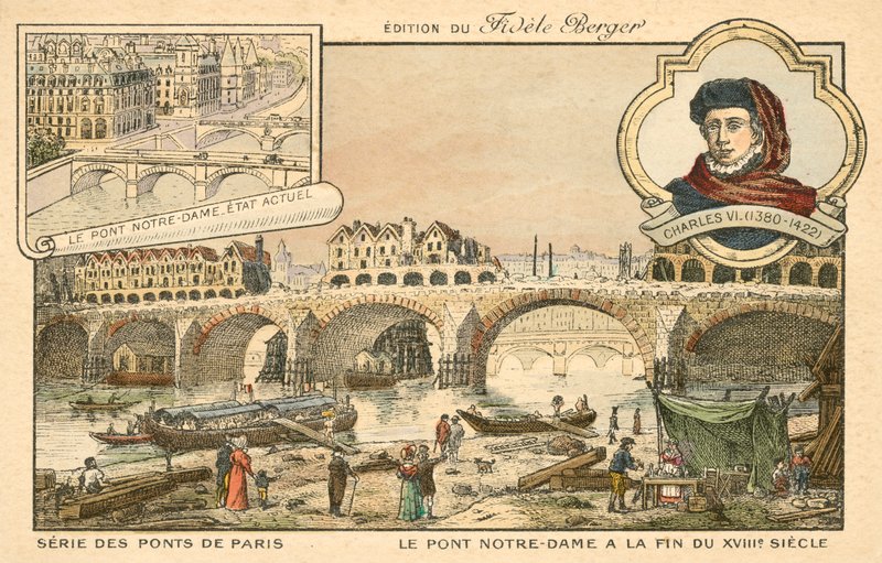 Pont Notre-Dame, Paris - French School